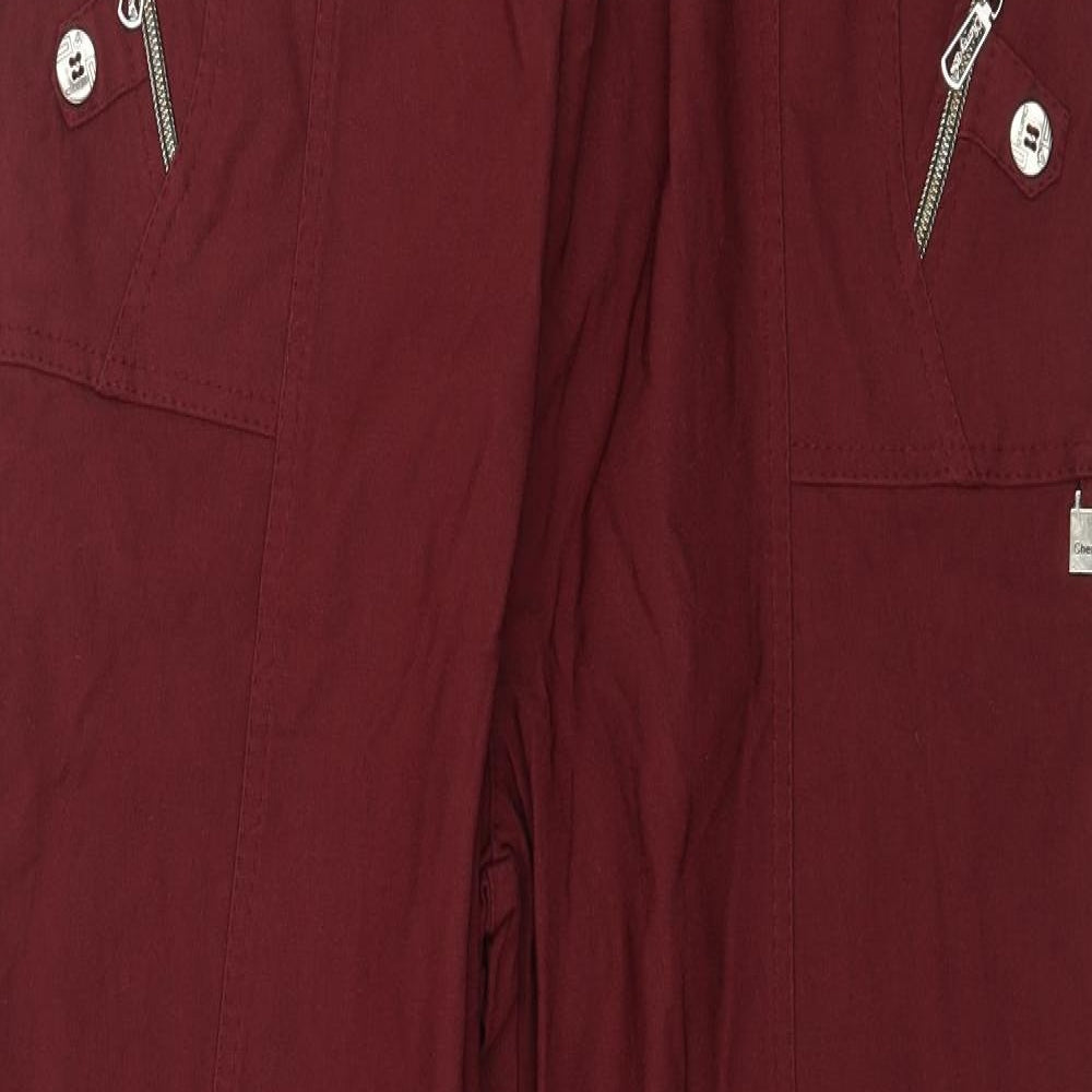 Preworn Womens Red   Trousers  Size 30 in L28 in