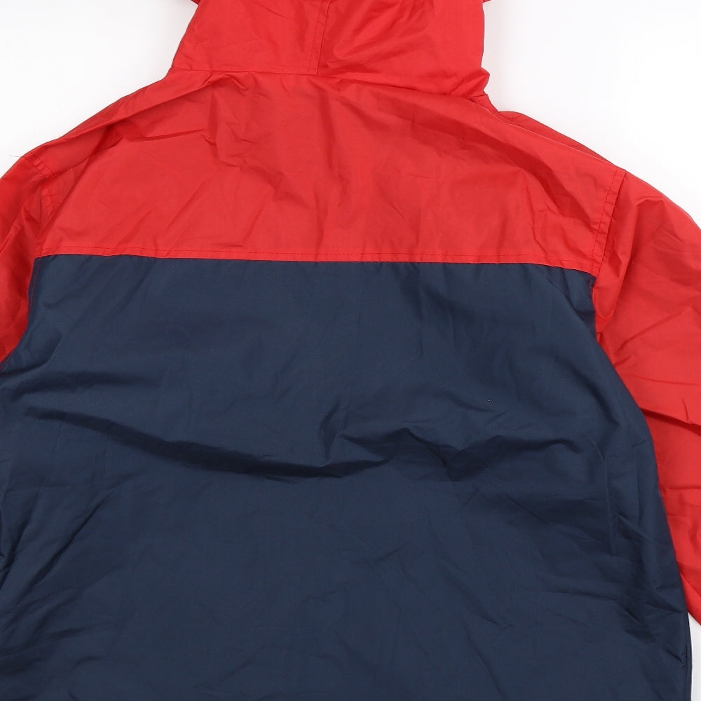 Great Run Mens Multicoloured   Rain Coat Coat Size S