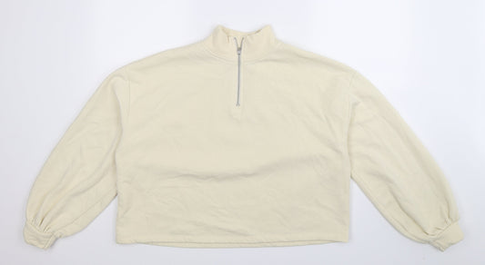 Primark Womens Beige   Pullover Sweatshirt Size 14  - Oversized