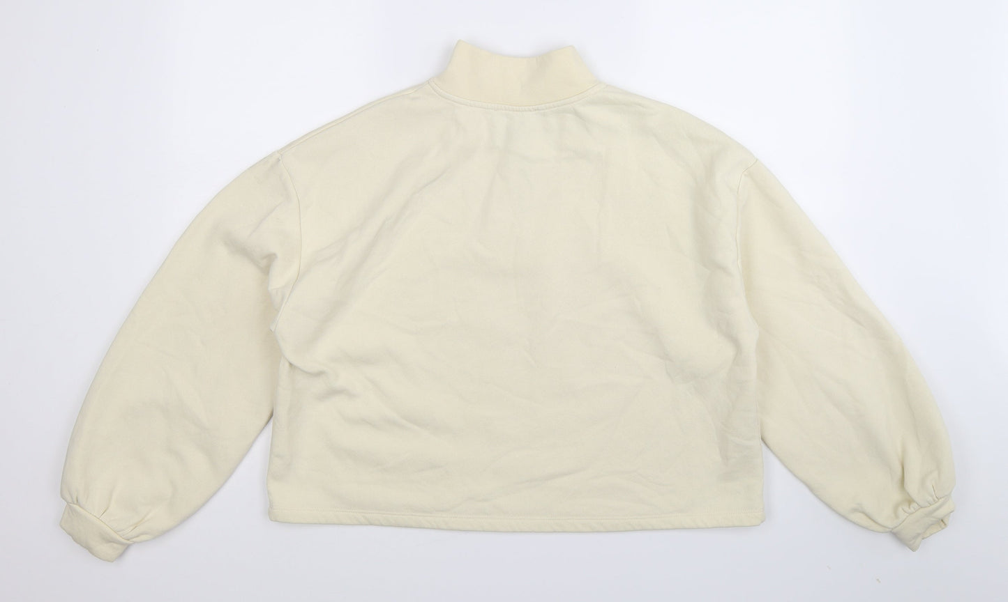 Primark Womens Beige   Pullover Sweatshirt Size 14  - Oversized