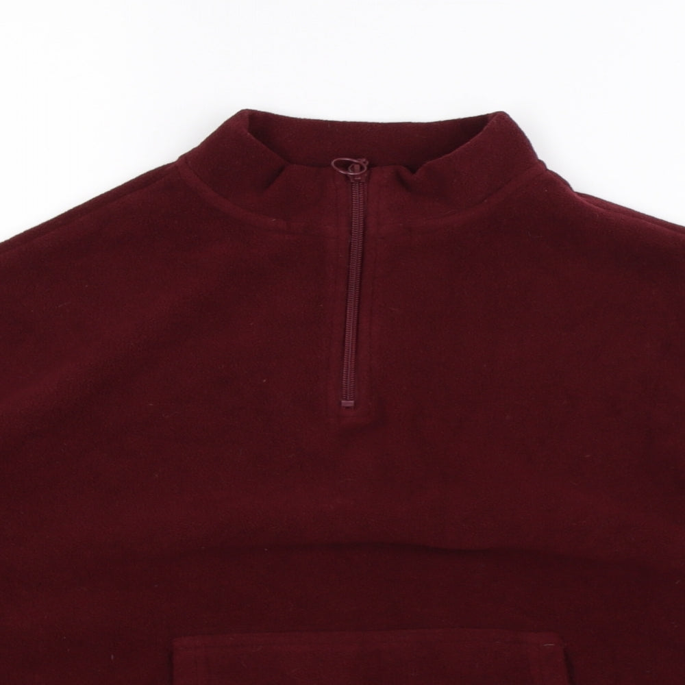 Select Womens Brown  Fleece Jacket  Size S