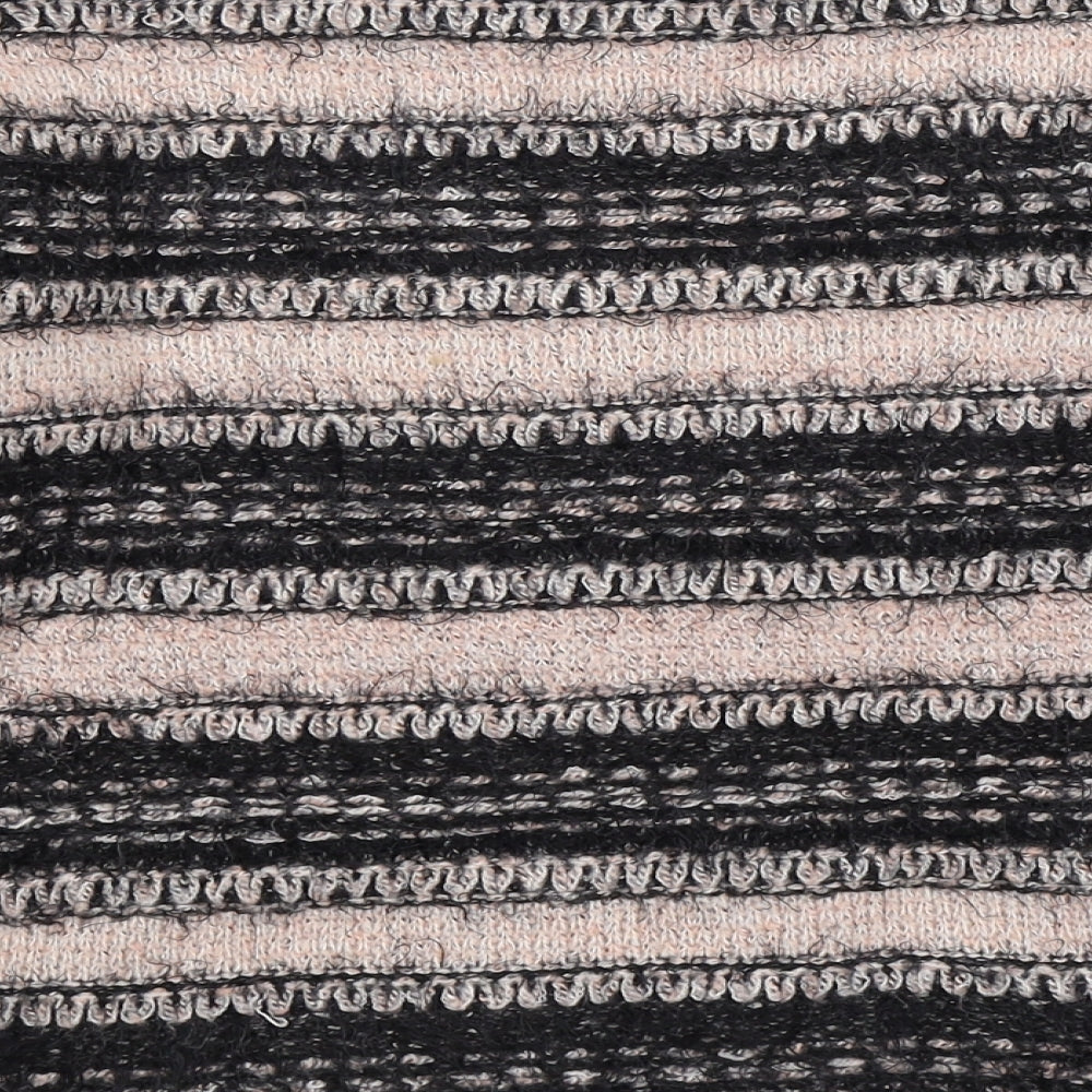 Apricot Womens Multicoloured Striped Knit Pullover Jumper Size M