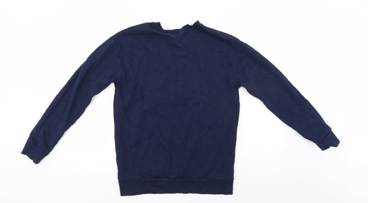H&M Girls Blue   Pullover Sweatshirt Size 12-13 Years