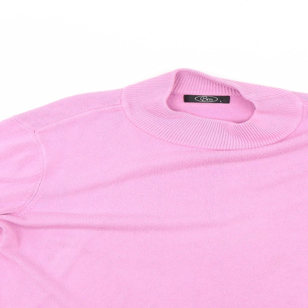 BM Womens Pink   Pullover Jumper Size L