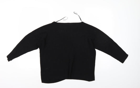 H&M Womens Black   Pullover Jumper Size S