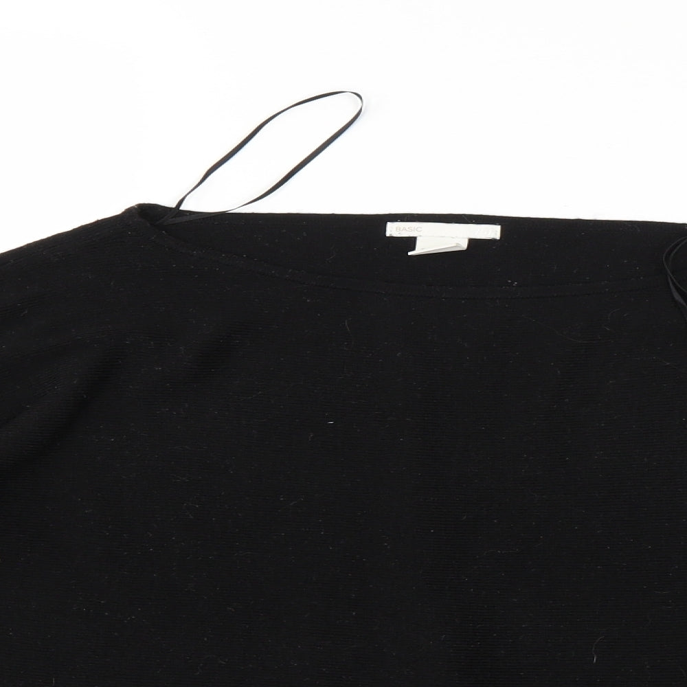 H&M Womens Black   Pullover Jumper Size S