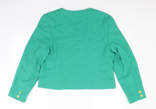 First Avenue Womens Green   Jacket Blazer Size 18