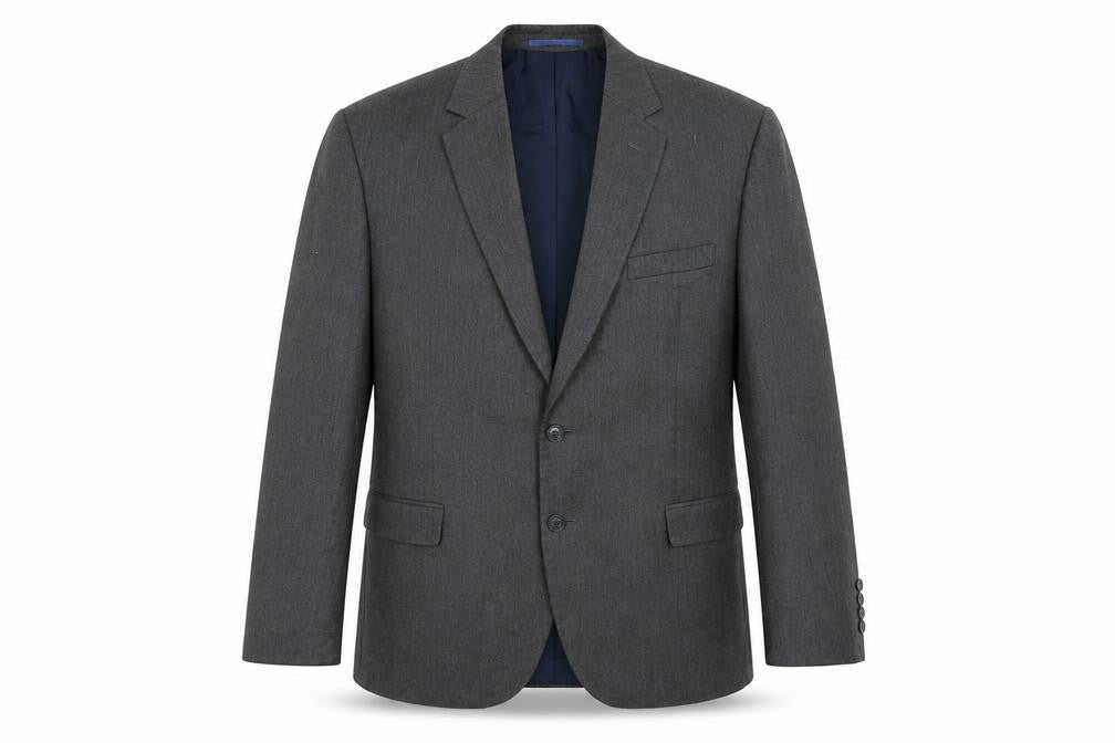 Front view of Marks & Spencer men’s grey jacket suit jacket, size 44