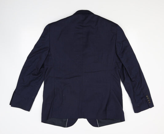 Marks and Spencer Mens Blue   Jacket Suit Jacket Size 42