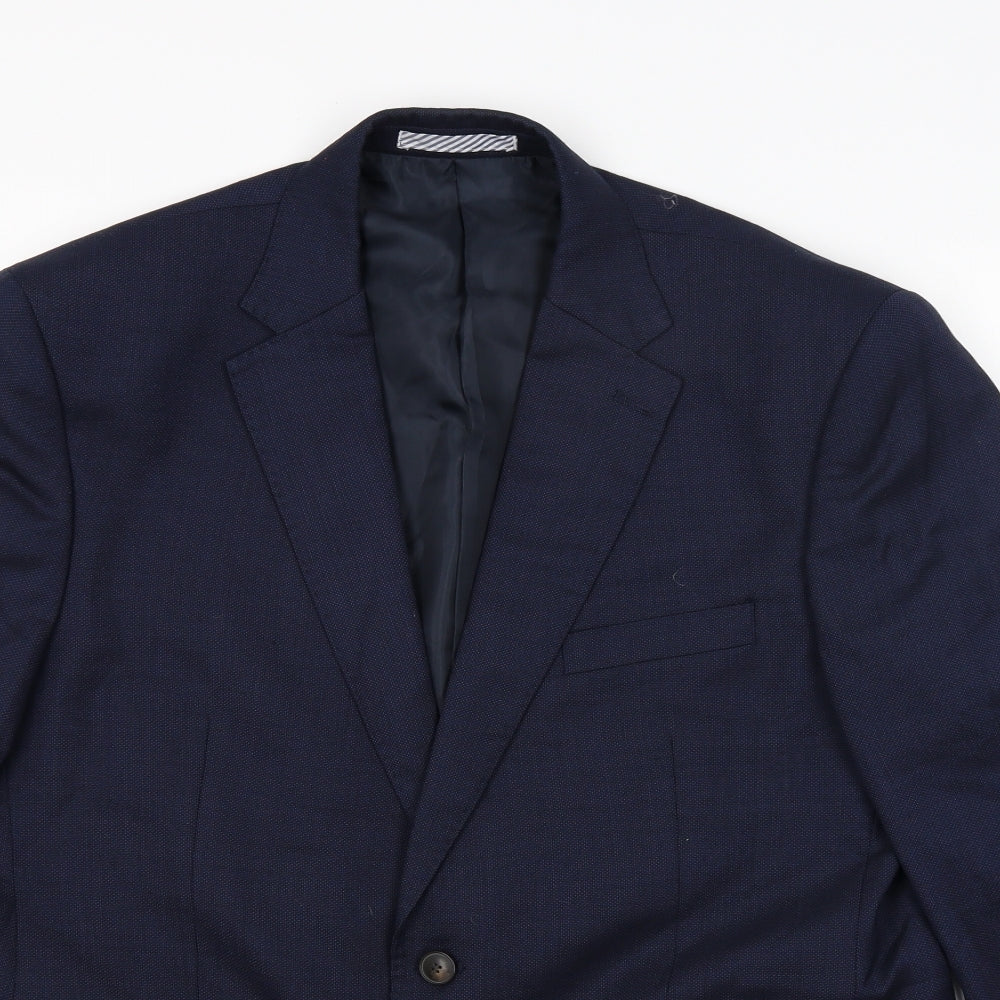 Marks and Spencer Mens Blue   Jacket Suit Jacket Size 42