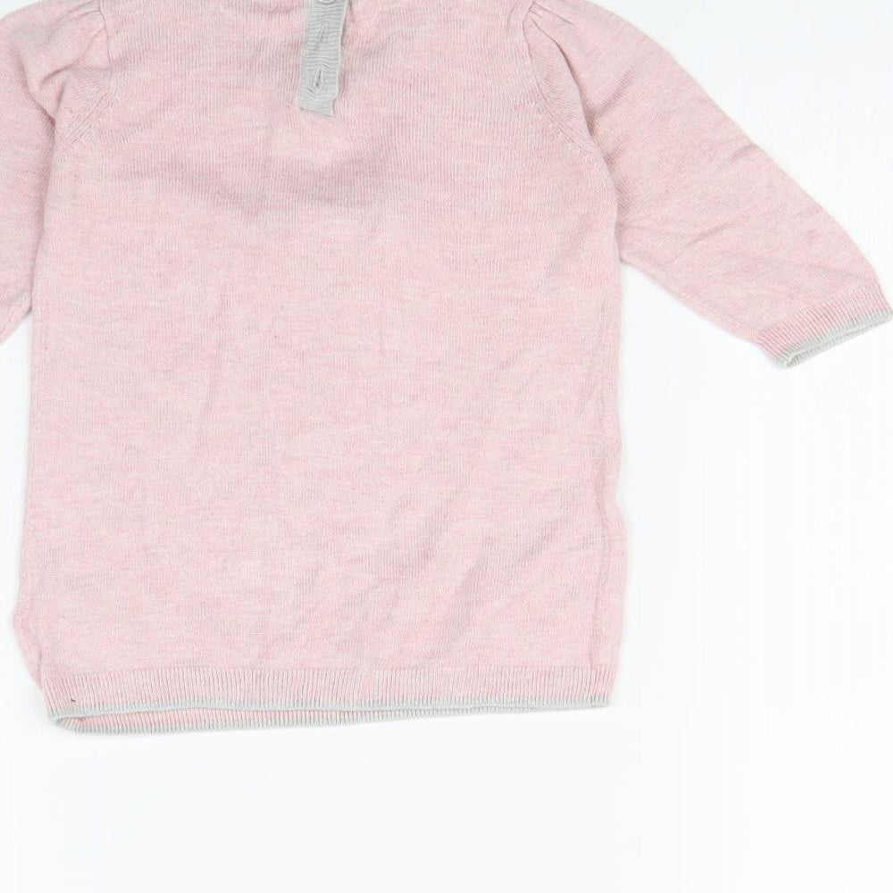 NEXT Baby Pink   Pullover Jumper Size 6-9 Months