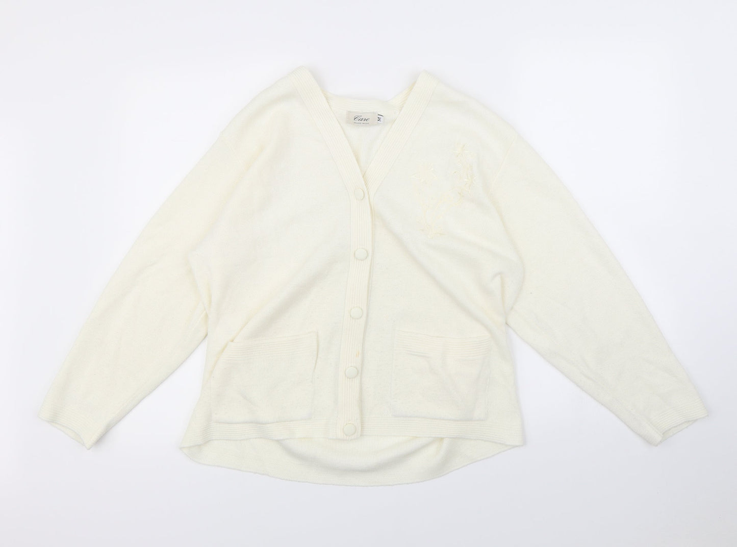 CARE Womens Ivory   Cape Jumper Size M