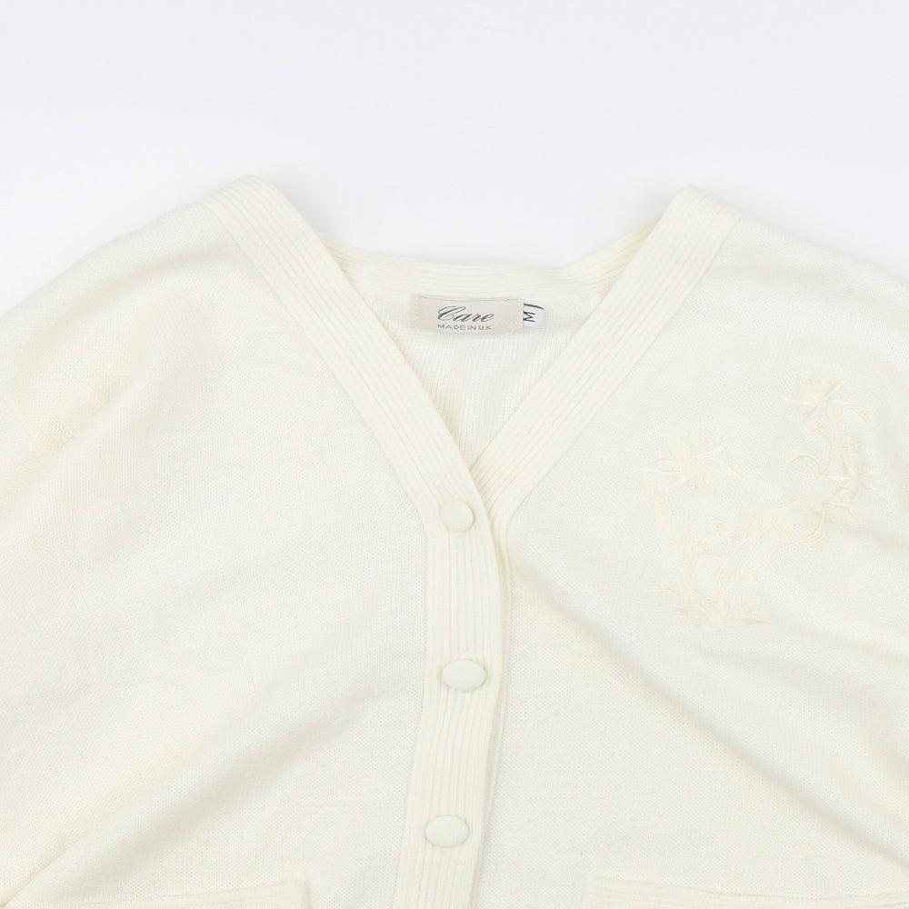 CARE Womens Ivory   Cape Jumper Size M