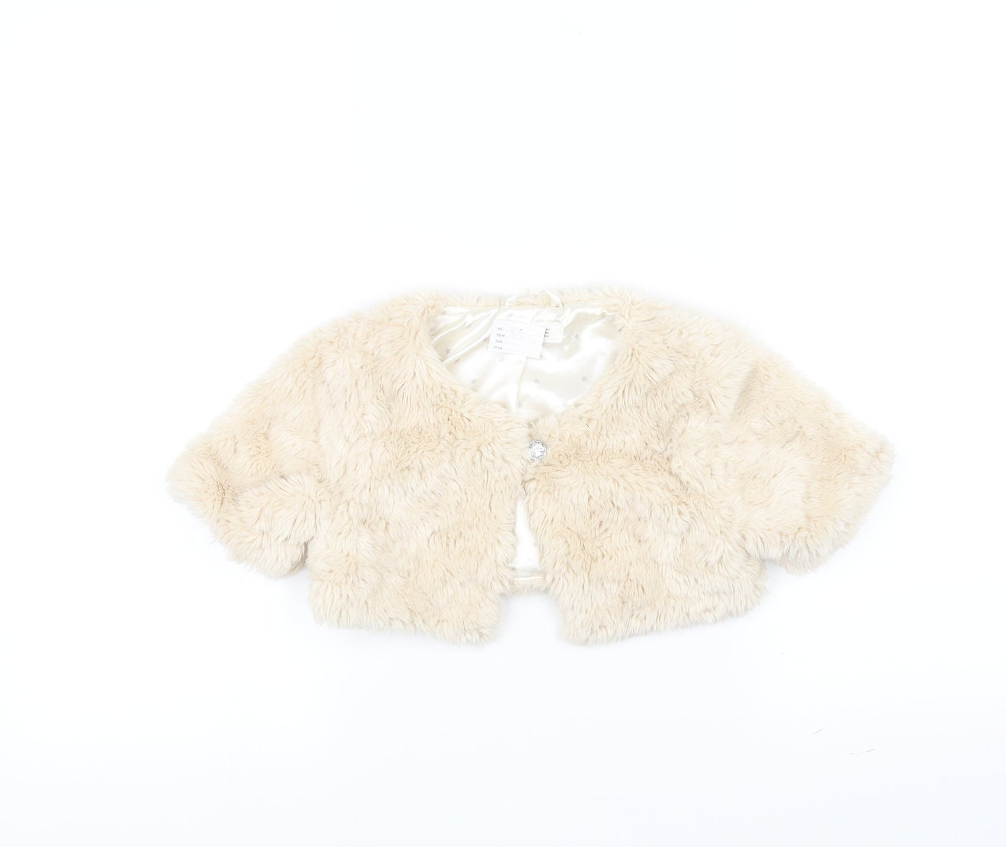 H&M Girls White   Jacket  Size 5-6 Years
