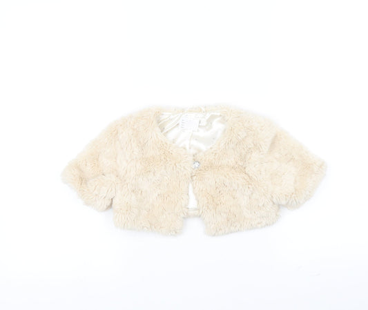 H&M Girls White   Jacket  Size 5-6 Years