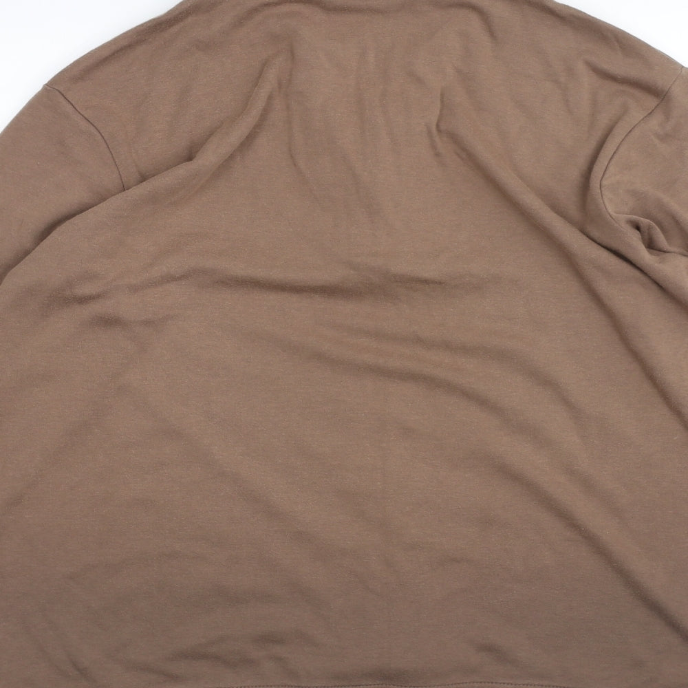 Cotton Traders Mens Brown   Pullover Jumper Size L