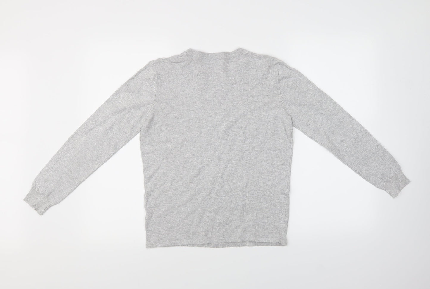 BASSINI Womens Grey   Basic T-Shirt Size S