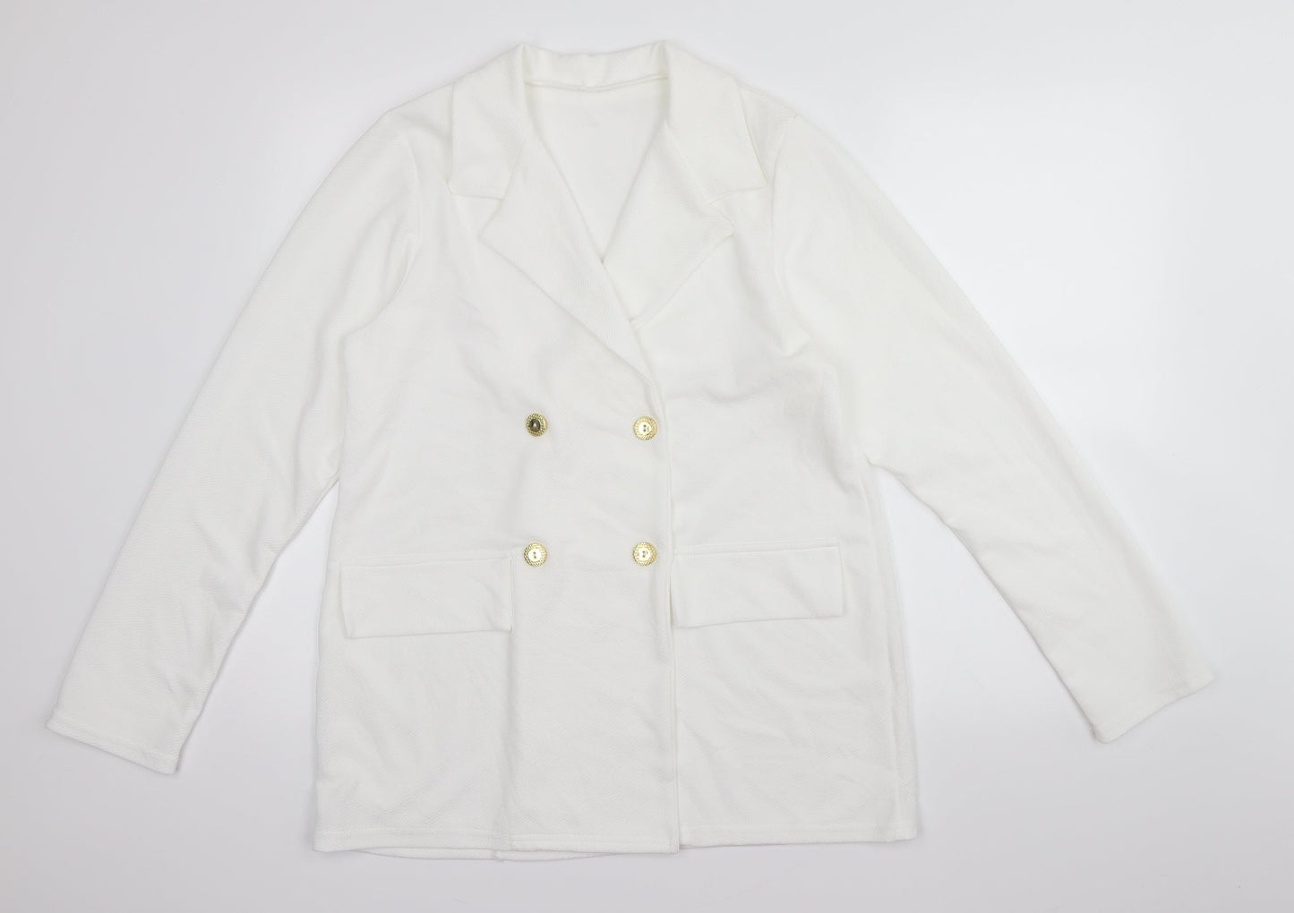 Preworn Womens White    Jacket Size M  - lightweight