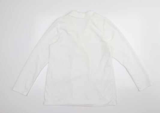 Preworn Womens White    Jacket Size M  - lightweight
