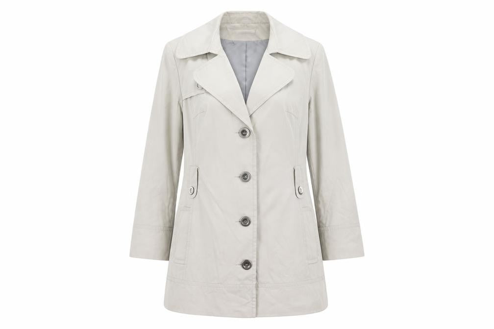 Evans Womens Grey   Overcoat Coat Size 16