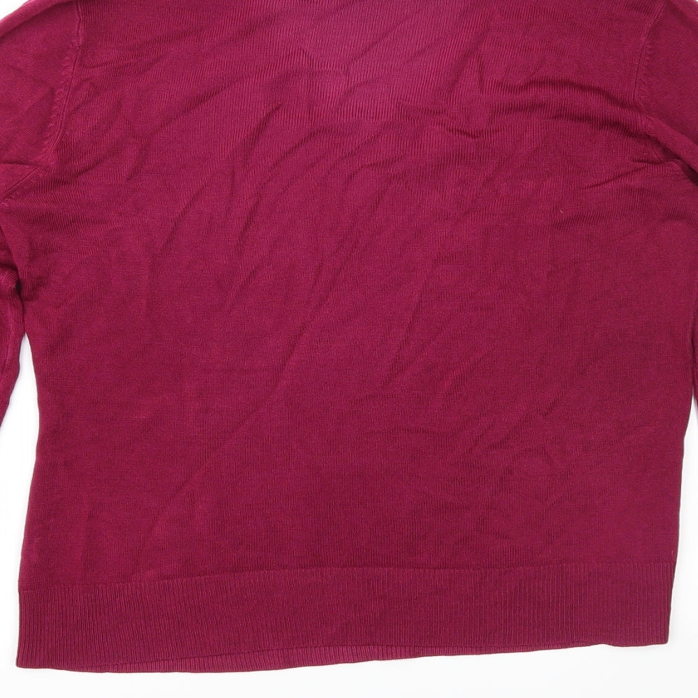 BHS Womens Purple  Knit Pullover Jumper Size 10