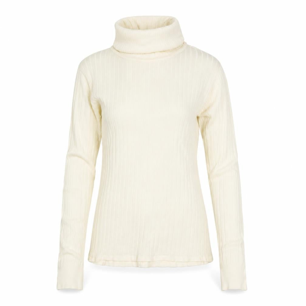 Front view of Blackriver women’s ivory knit jumper, size UK 14