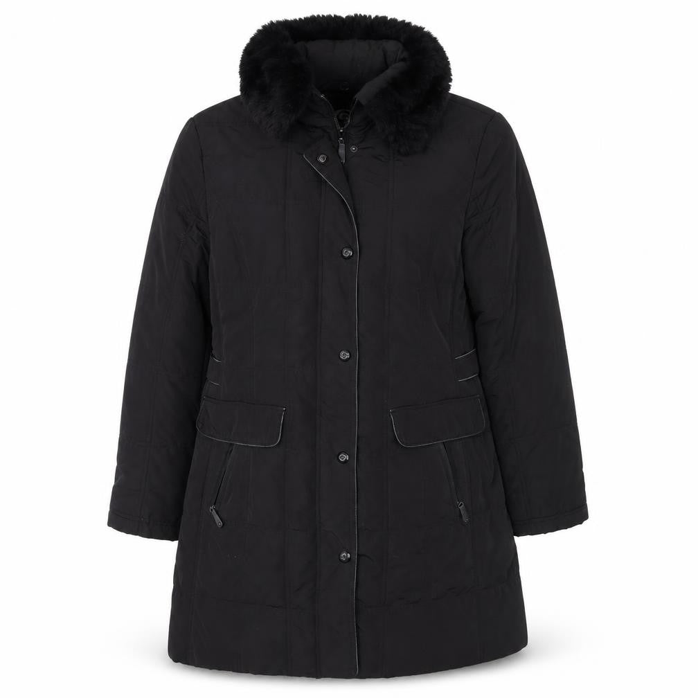 Klass Womens Black   Overcoat Coat Size M