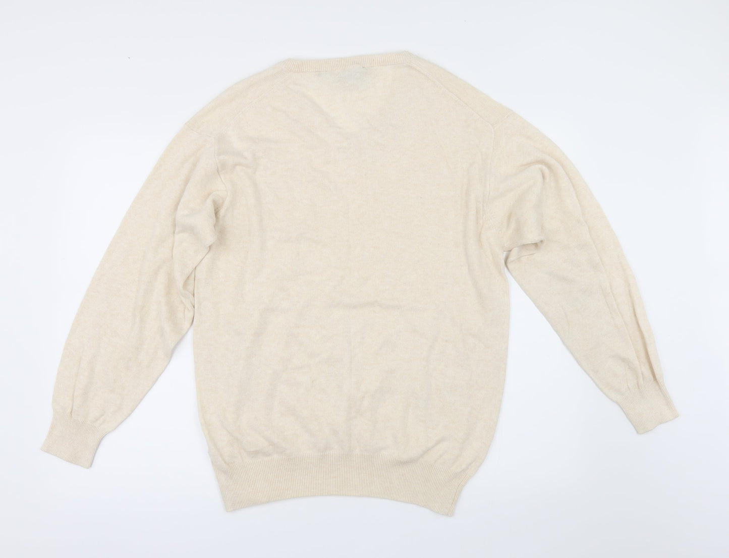 bas harbour Mens Ivory   Pullover Jumper Size M