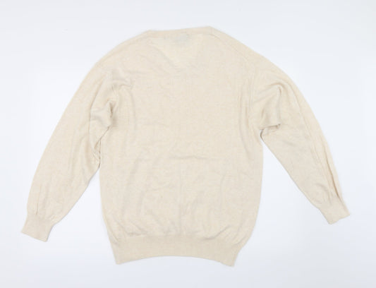 bas harbour Mens Ivory   Pullover Jumper Size M