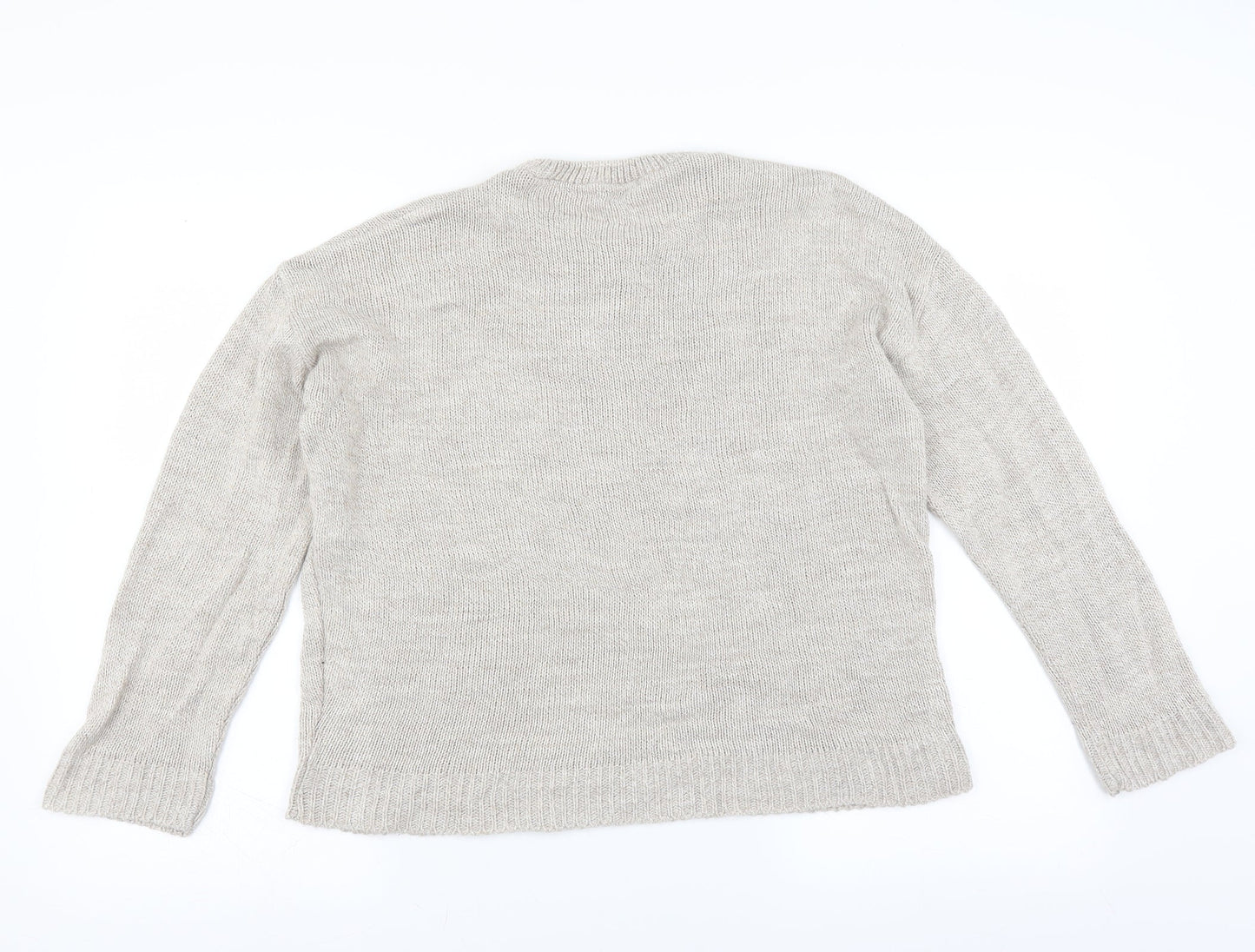 Nasty Gal Womens Beige   Pullover Jumper Size 10
