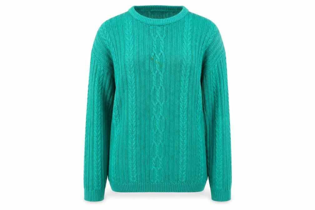 Front view of Jumper women’s green jumper, size S