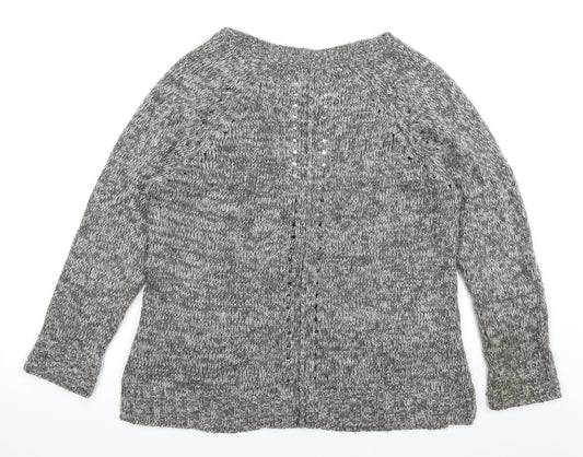 New Look Womens Grey   Cardigan Jumper Size 16