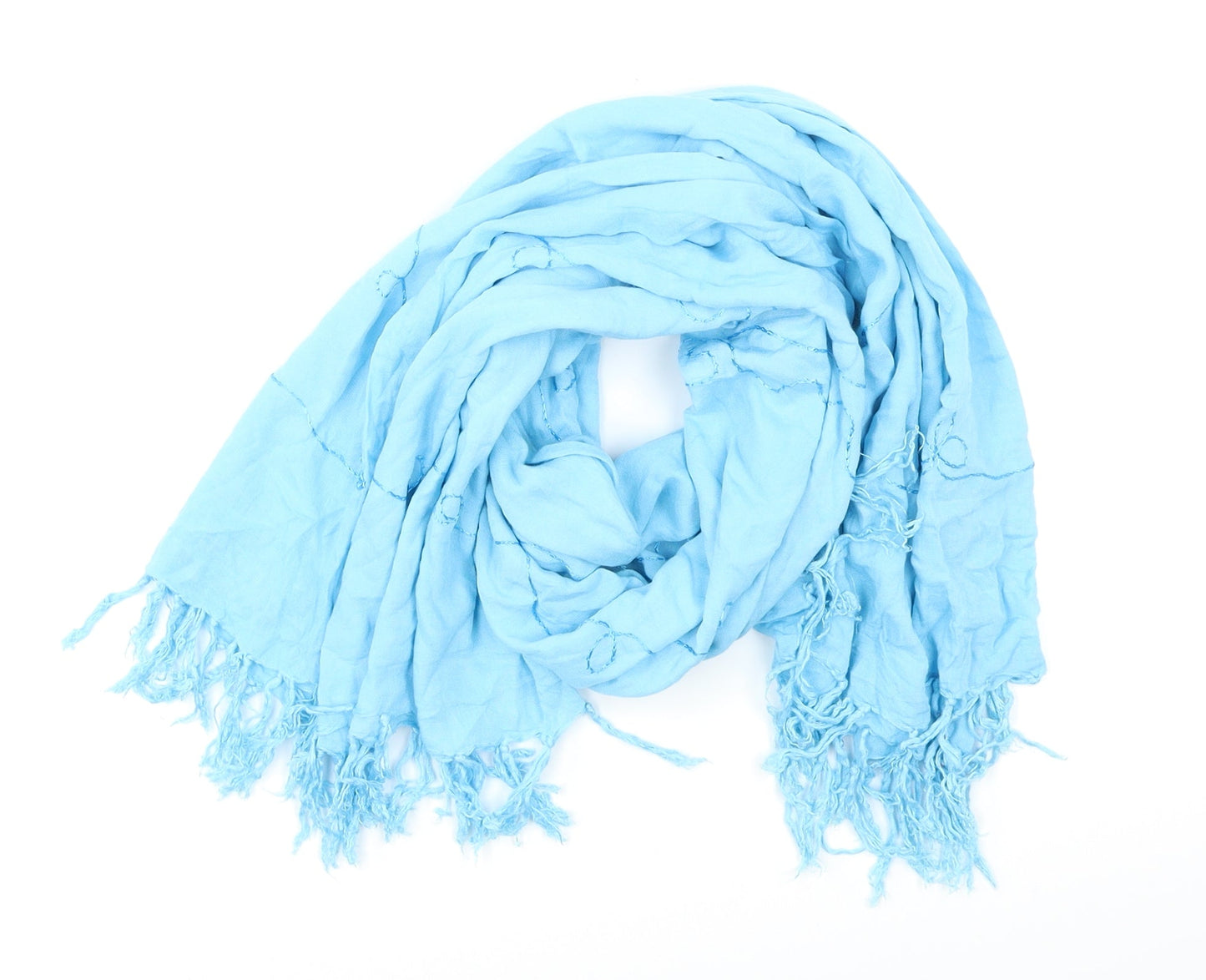 Preworn Womens Blue    Scarf