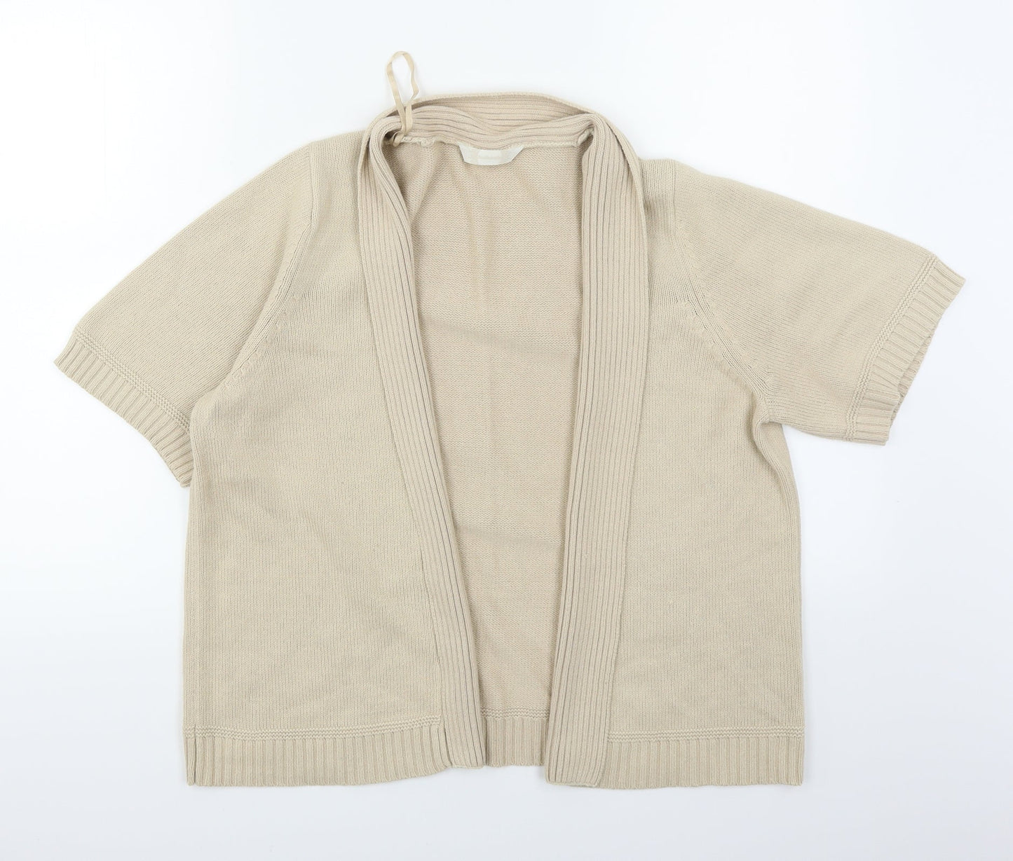 Authentic Womens Beige   Cardigan Jumper Size 18