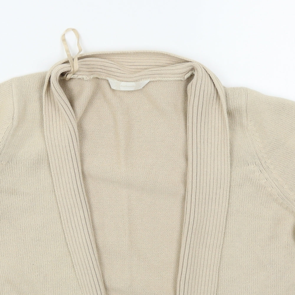 Authentic Womens Beige   Cardigan Jumper Size 18