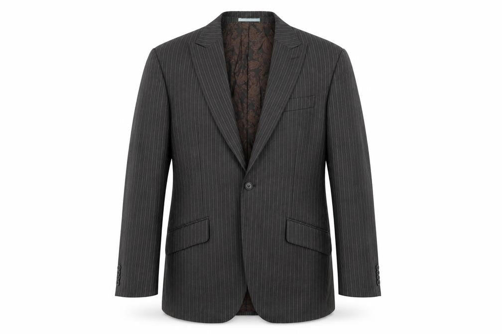 Next Womens Brown Geometric  Jacket Blazer Size 42