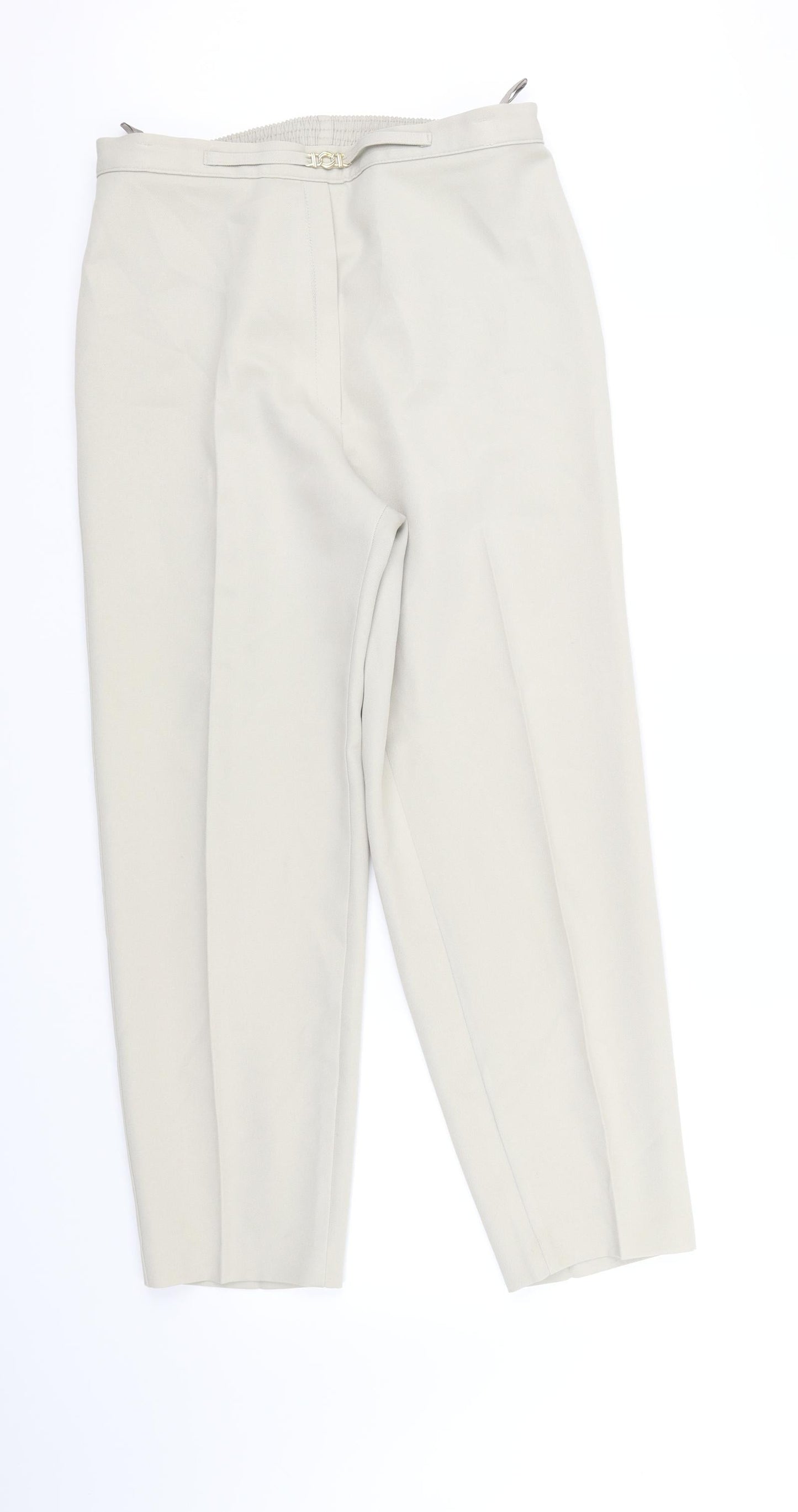 CANDA Womens Beige   Sweatpants Trousers Size 14 L30 in