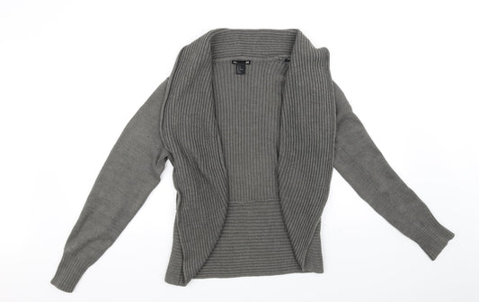 H&M Womens Grey   Cardigan Jumper Size M