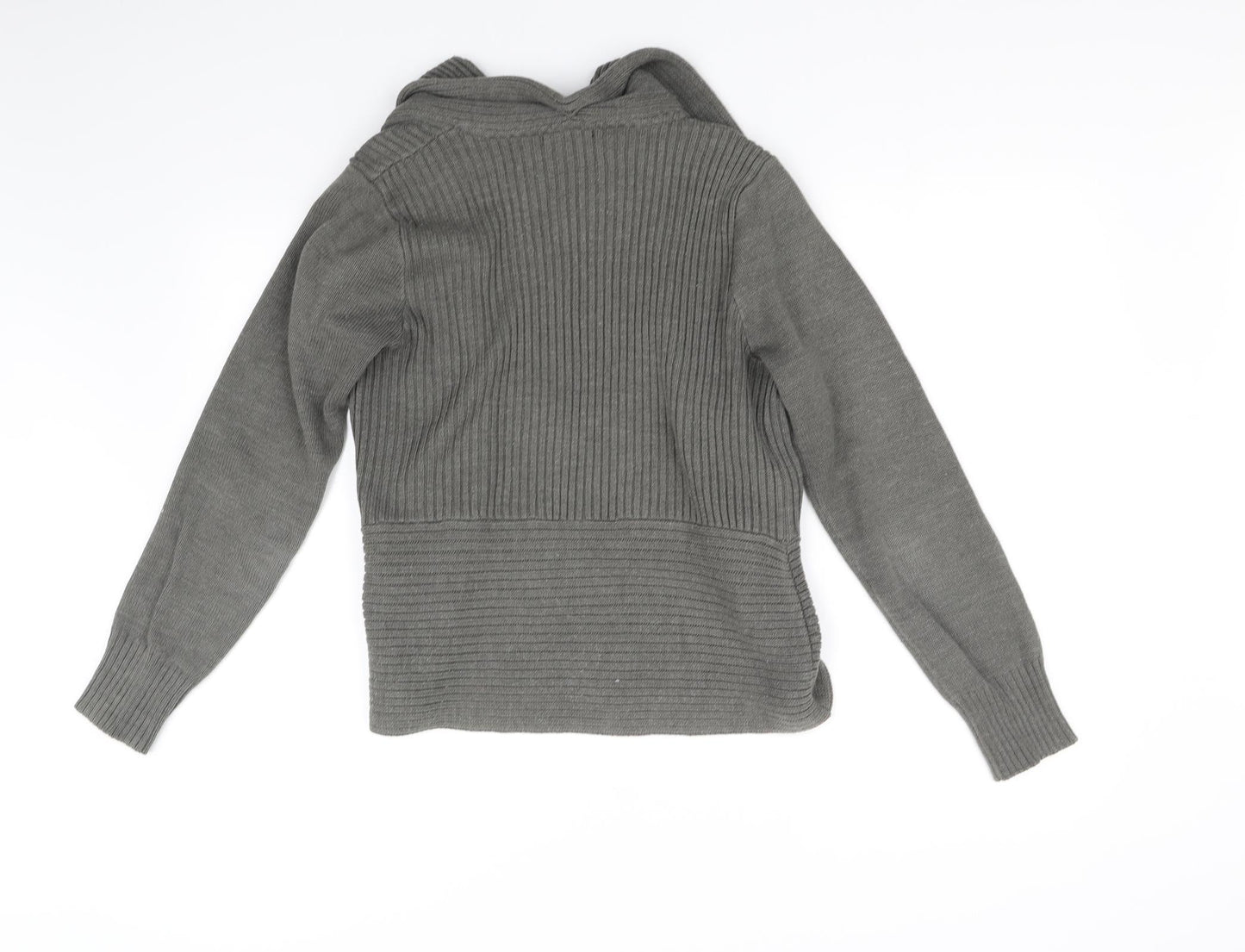 H&M Womens Grey   Cardigan Jumper Size M
