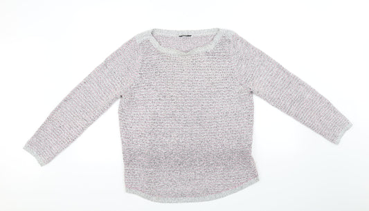 M&Co Womens Grey   Pullover Jumper Size 18