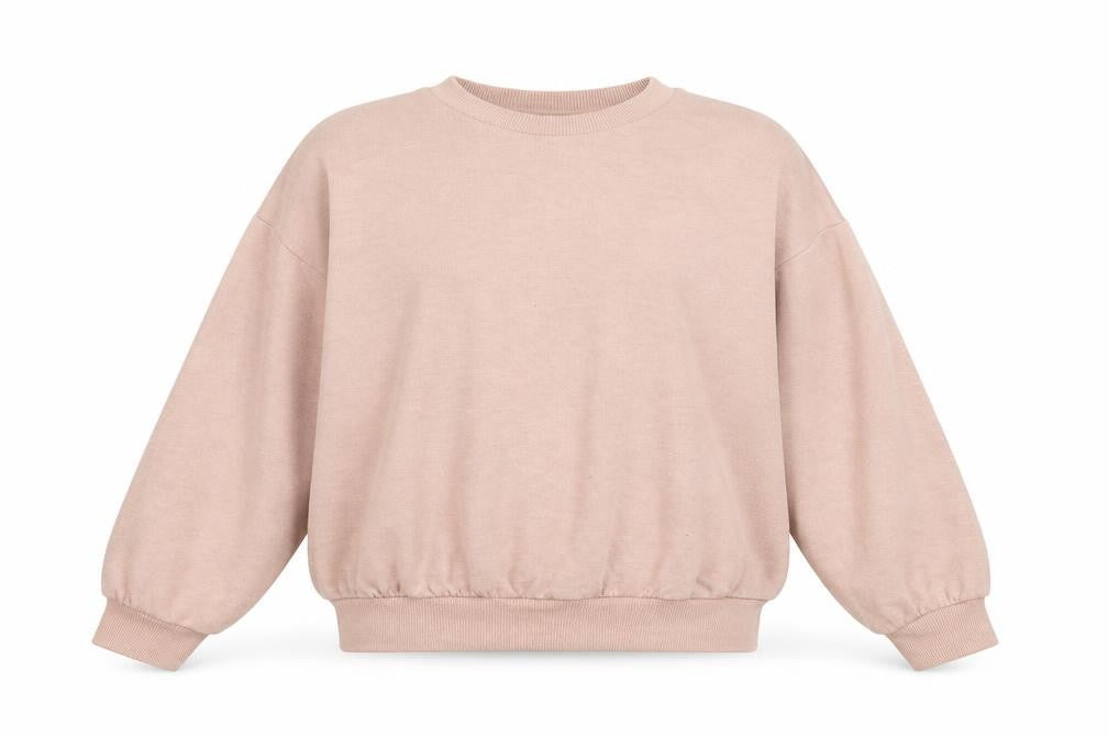 Front view of ASOS women’s pink jumper, size UK 8