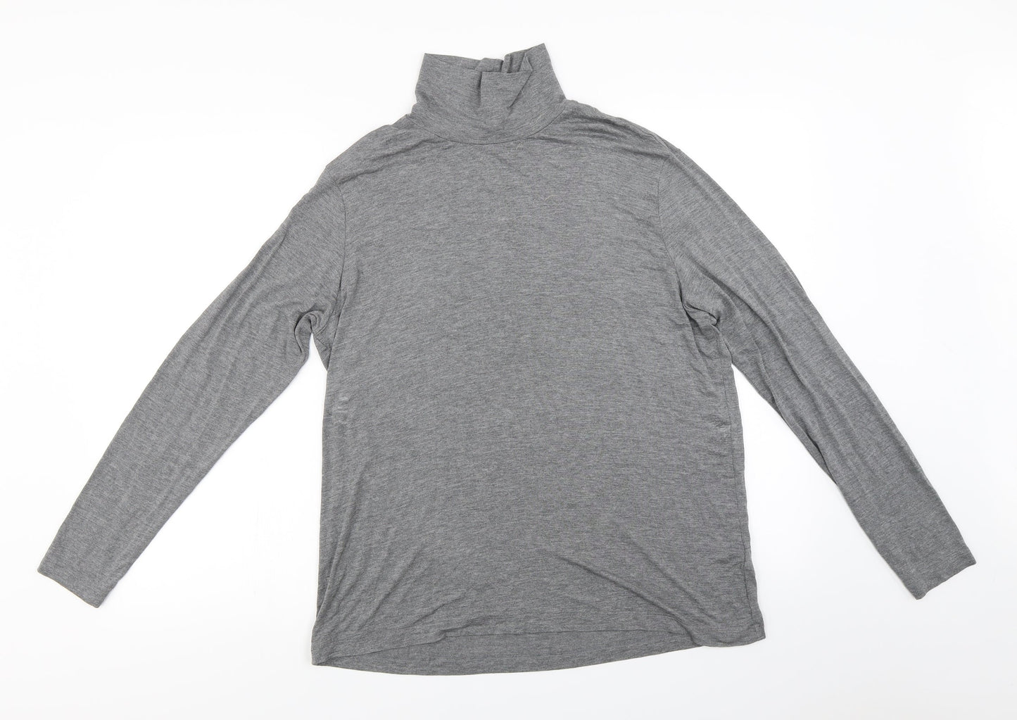 H&M  Womens Grey   Basic T-Shirt Size L