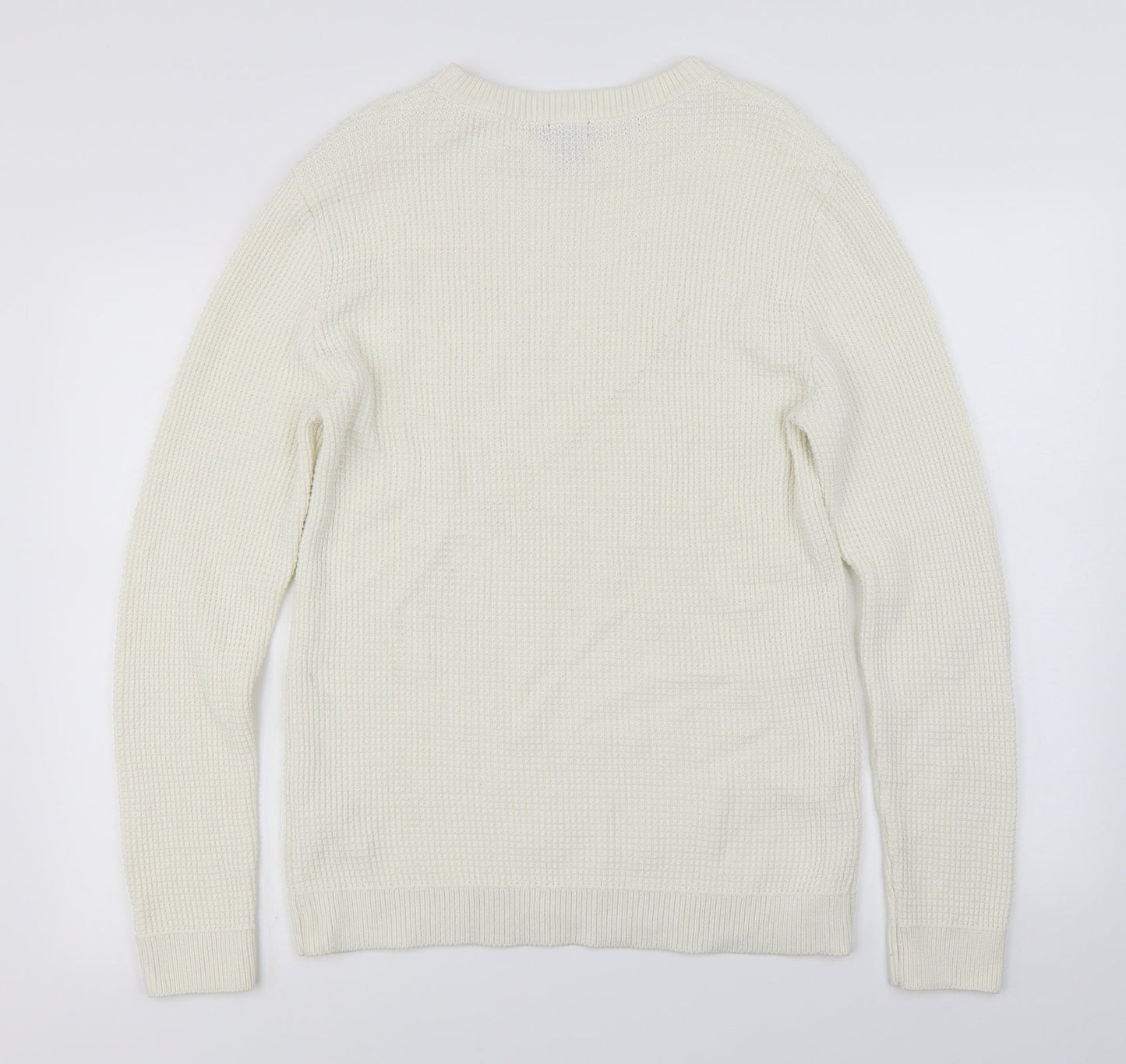 H&M  Womens Ivory   Pullover Jumper Size M