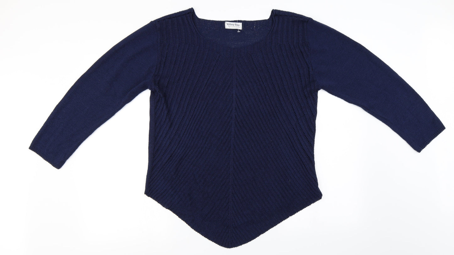 Abbey Bay  Womens Blue   Pullover Jumper Size L