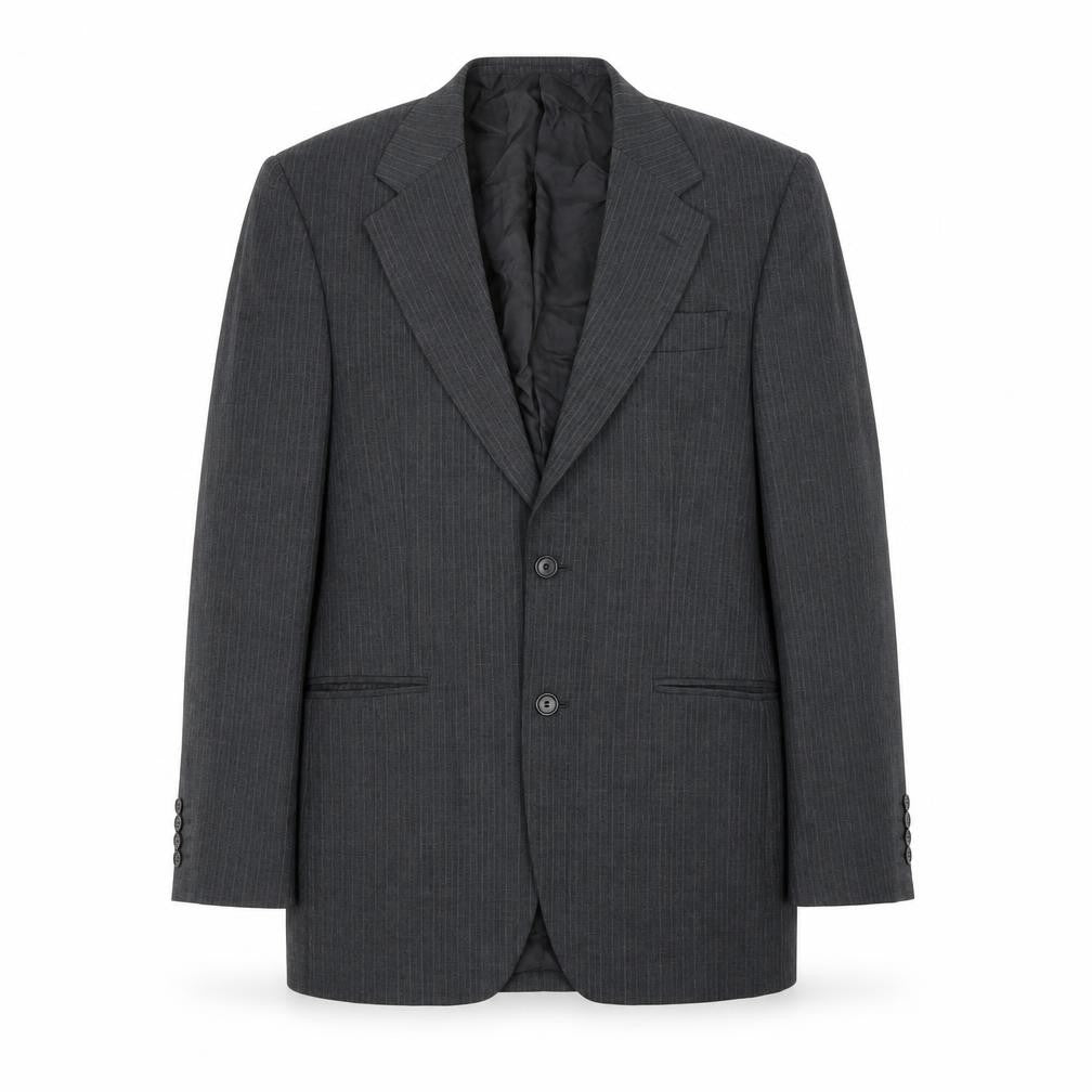 Front view of BHS men’s grey jacket blazer, size 38
