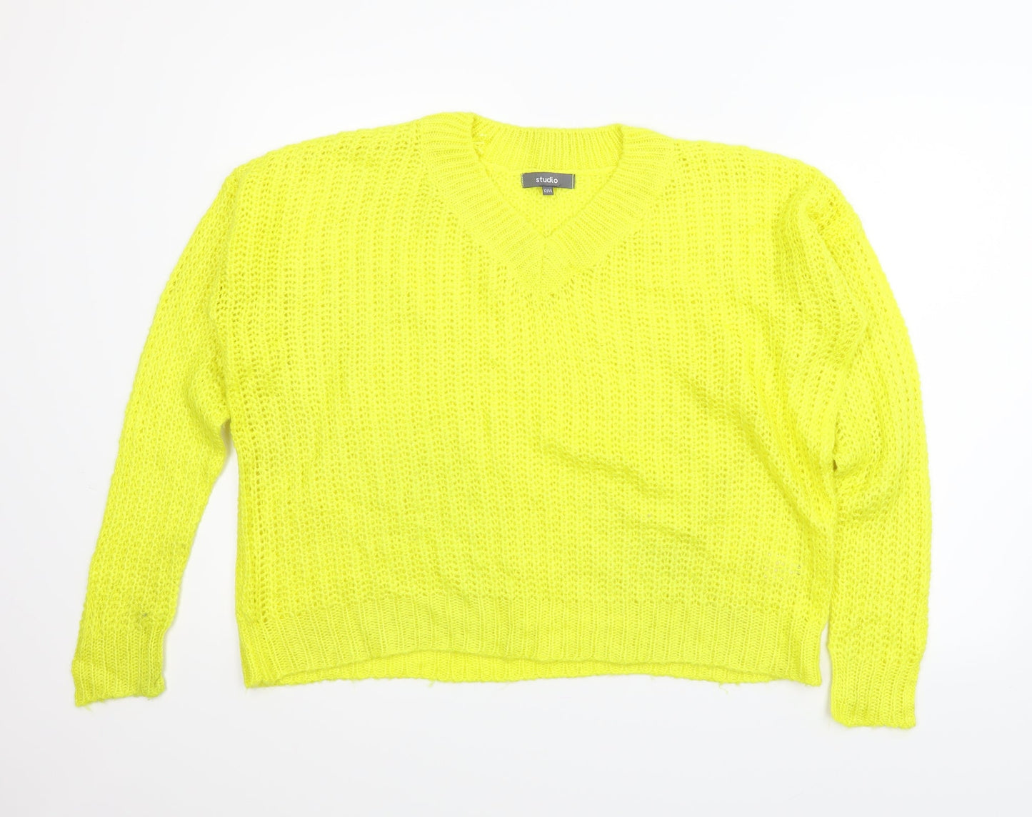 Style Womens Yellow   Pullover Jumper Size 12