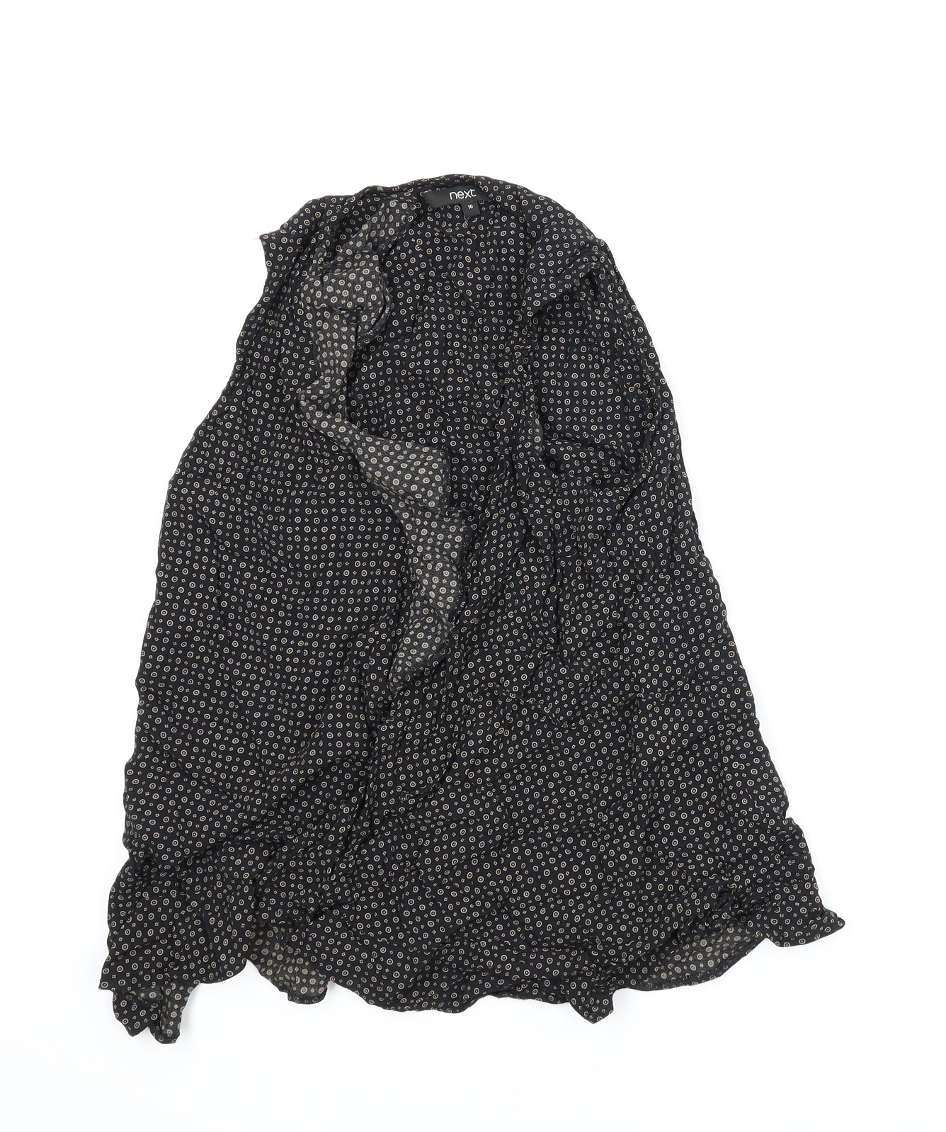 NEXT Womens Black   Basic Blouse Size 10