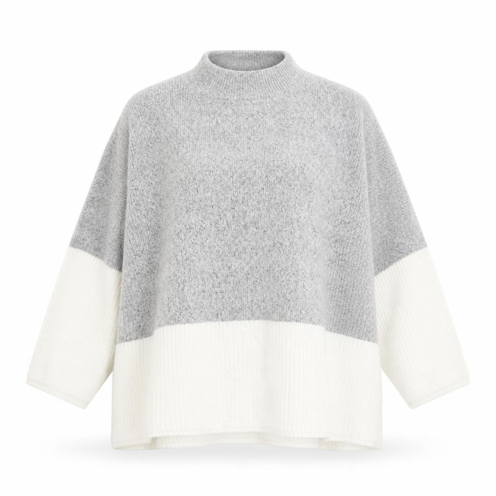 Front view of Capsule women’s grey jumper, size XL