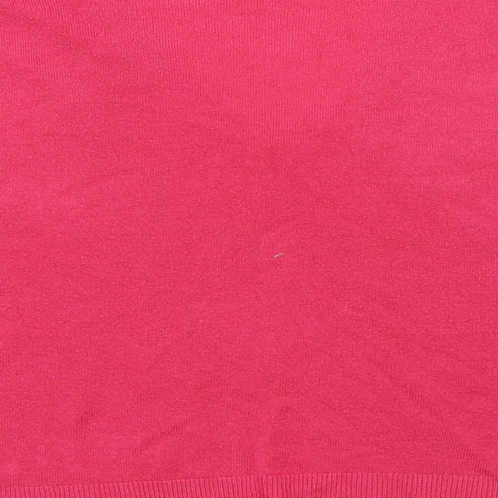 M&s Womens Pink   Pullover Sweatshirt Size 20
