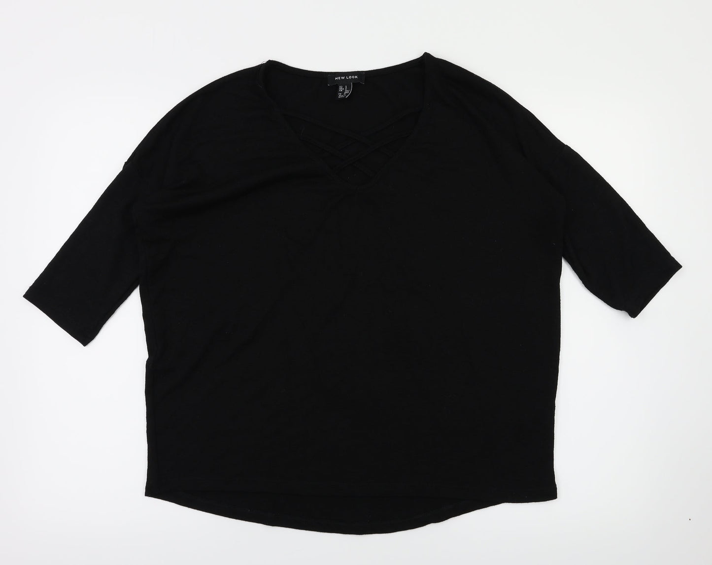 New Look Womens Black   Basic T-Shirt Size S